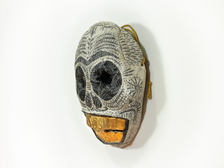 Skull Mask - sculpture by Rob Keller 03
