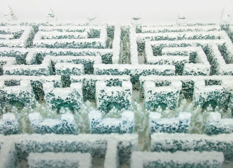 Overlook Maze Sculpture By Rob Keller 7