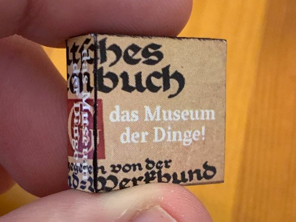 Museum der Dinge Mini Book by Rob Keller